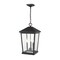 Z-Lite Beacon 3 Light Outdoor Chain Mount Ceiling Fixture, Black & Clear Beveled 568CHXL-BK - alternate 3